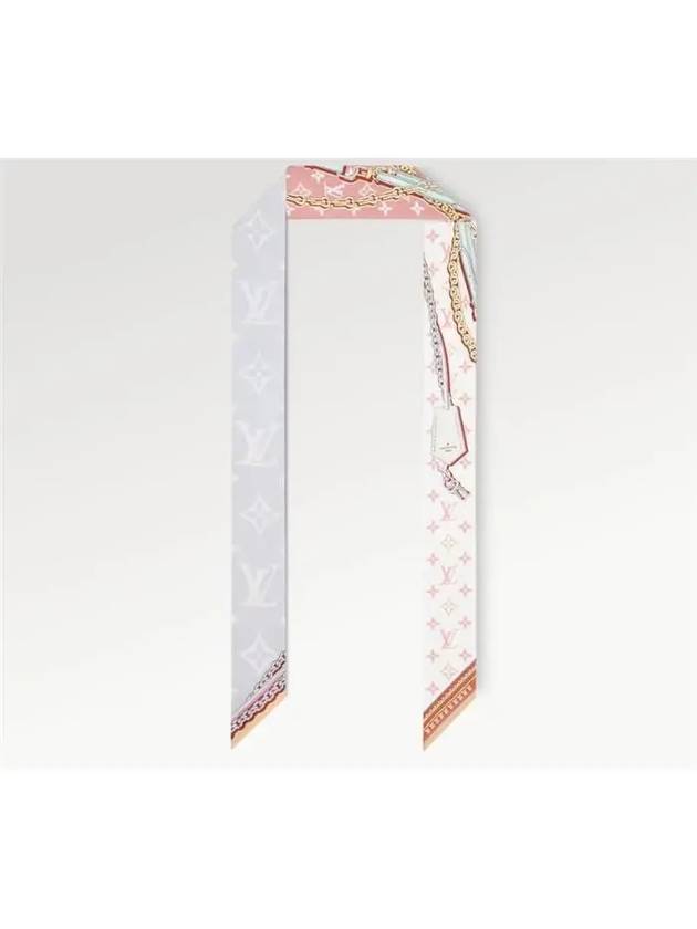 Ultimate Monogram BB Scarf White - LOUIS VUITTON - BALAAN 4