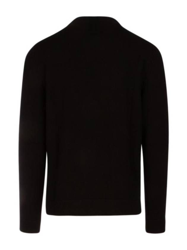 Couture Embroidered Cashmere Jersey Knit Top Black - DIOR - BALAAN 3