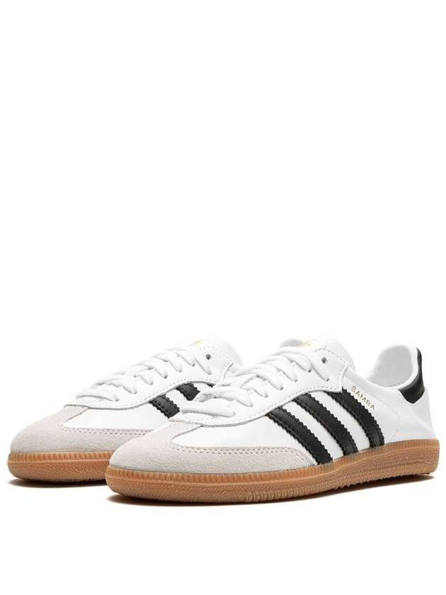 Samba Decon Leather Low Top Sneakers White - ADIDAS - BALAAN 4