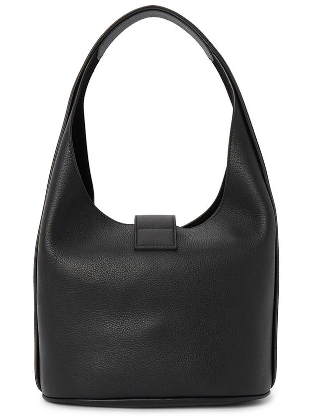 Buckle Hobo Shoulder Bag Black - SALVATORE FERRAGAMO - BALAAN 6