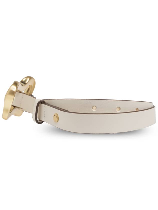 Rag & Bone  Leather Belt Greige, Women's, Cream - RAG & BONE - BALAAN 3