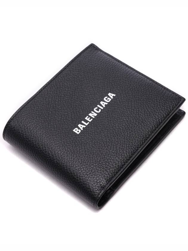 Logo Print Half Wallet Black - BALENCIAGA - BALAAN 6