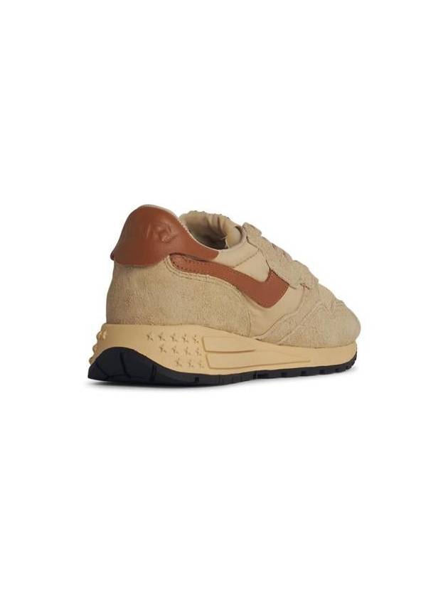 Autry 'Reelwind' Beige Suede Sneakers - AUTRY - BALAAN 3