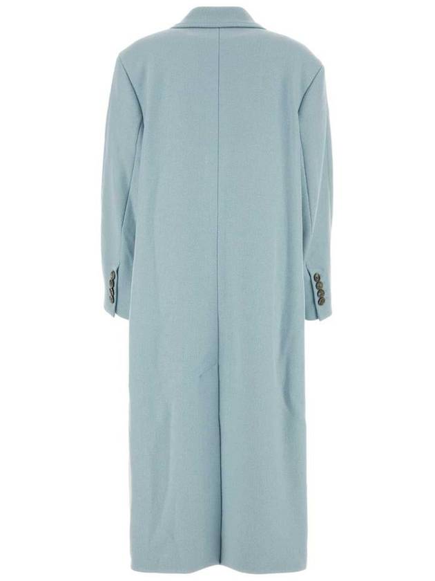 Wool Single Coat Light Blue - AMI - BALAAN 3