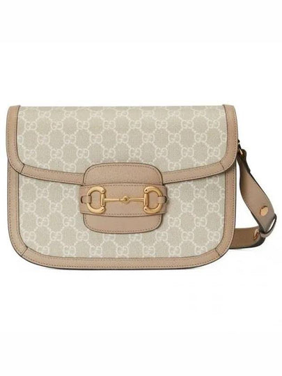 Horsebit 1955 Canvas Small Shoulder Bag White Beige - GUCCI - BALAAN 2