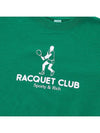 Racquet Club Crew Neck Sweatshirt RACQUET CLUB CREWNECK GRASS WHITE - SPORTY & RICH - BALAAN 6