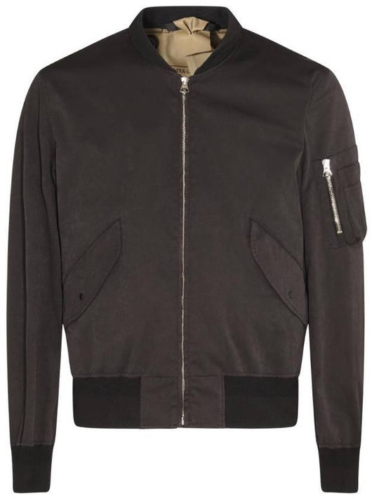 Men's Flight Bomber Jacket Black 22CTCUC04064 A06105 999 - TEN C - BALAAN.