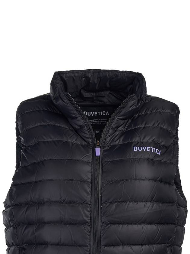 Neass Logo Padded Vest Black - DUVETICA - BALAAN 5