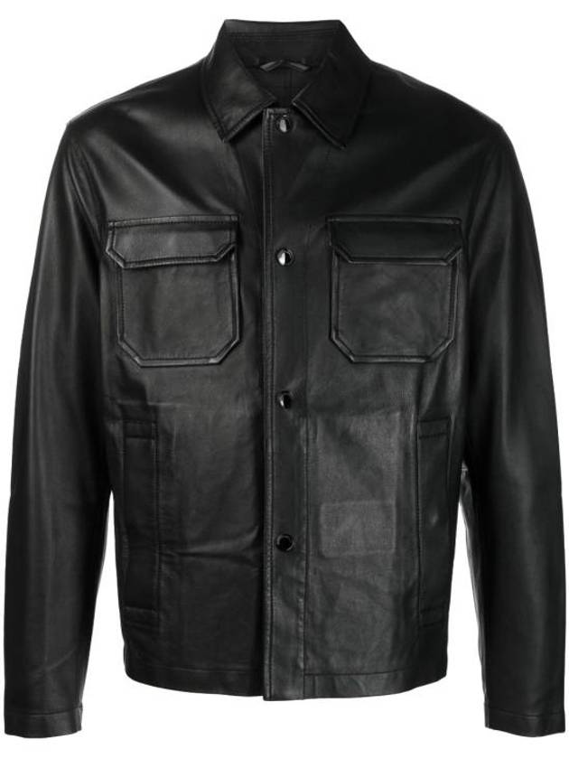 23SS Leather Jacket D41R7B D1P75999 - EMPORIO ARMANI - BALAAN 1