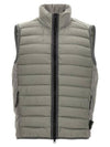 Loom Woven Chambers Recycled Nylon Down TC Vest Grey - STONE ISLAND - BALAAN 2