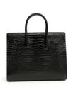 Sac De Jour Small Nano Tote Bag Black - SAINT LAURENT - BALAAN 4