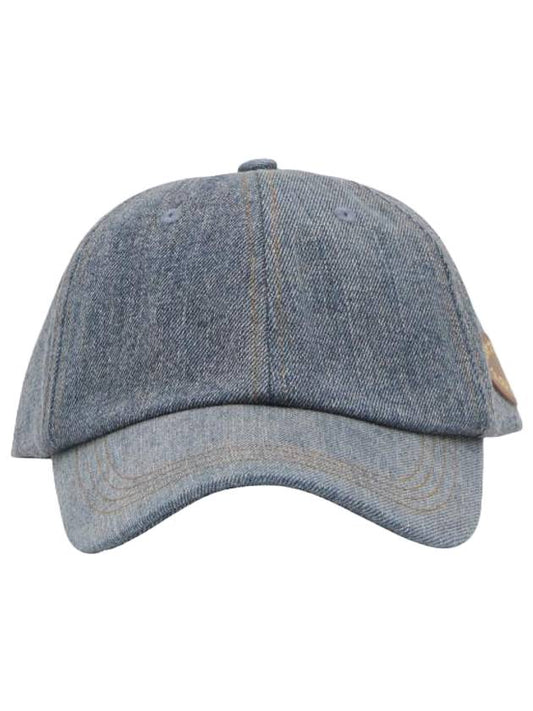 Denim Ball Cap Mid Blue - ACNE STUDIOS - BALAAN 1