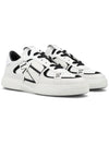 Men's VL7N Leather Low Top Sneakers White - VALENTINO - BALAAN 5