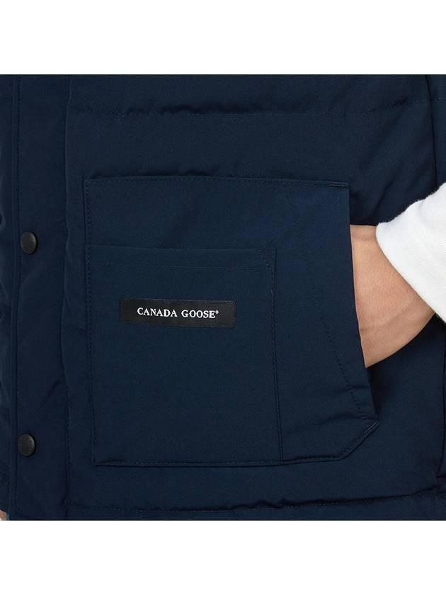 Freestyle Crew Vest Blue - CANADA GOOSE - BALAAN 9