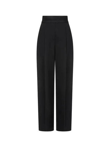 Logo banding one chin pleated pants black 270396 - ALEXANDER WANG - BALAAN 1