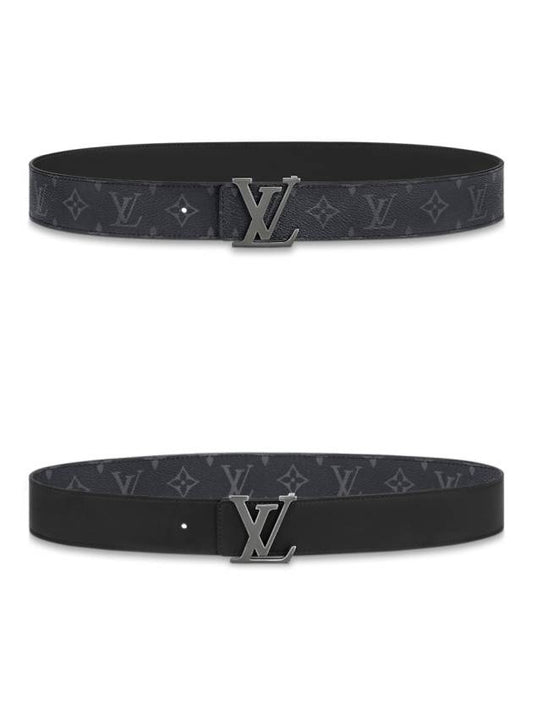 LV Initiales 40MM Reversible Leather Belt Black - LOUIS VUITTON - BALAAN 2