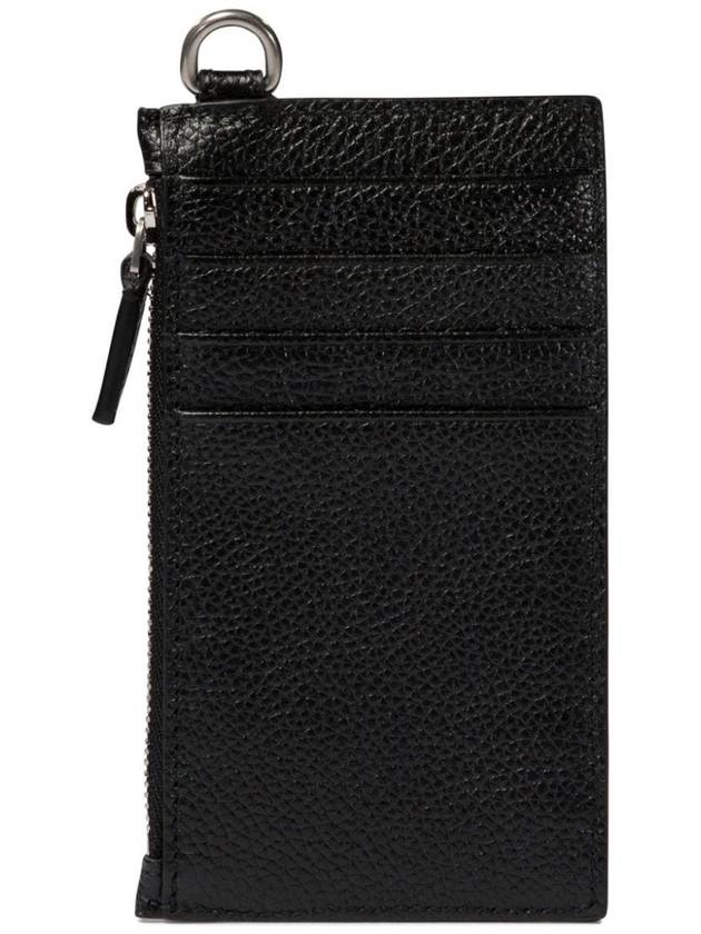 Wave Logo Strap Card Wallet Black - BALENCIAGA - BALAAN 6