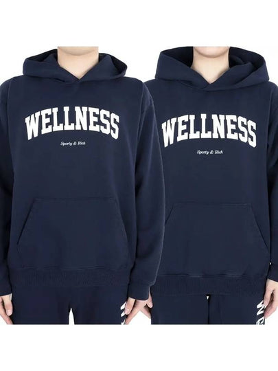 Wellness Ivy Hood Sweatshirt Navy HOAW2313 - SPORTY & RICH - BALAAN 2