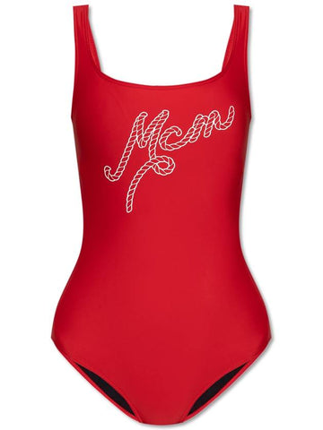 MCM One-piece Swimsuit, Women's, Red - MCM - BALAAN 1