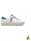 Women's Hi Star Blue Tab Nappa Leather Low Top Sneakers White - GOLDEN GOOSE - BALAAN 2