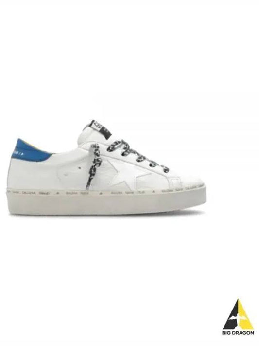 Women's Hi Star Blue Tab Nappa Leather Low Top Sneakers White - GOLDEN GOOSE - BALAAN 2