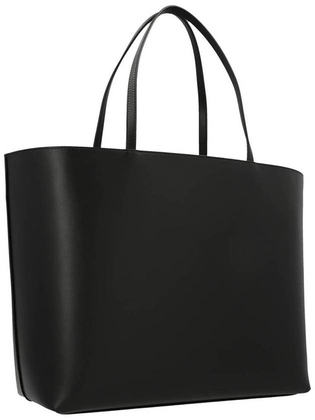 DG Logo Leather Tote Bag Black - DOLCE&GABBANA - BALAAN 3