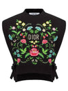 Kids Logo Embroidered Wool Vest Black 4SBM14PULC 14H - DIOR - BALAAN 2