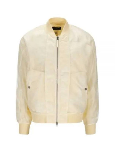 Shadow Project Zipped Bomber Jacket Ivory - STONE ISLAND - BALAAN 2