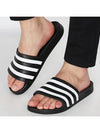 Men's Adilette Aqua Mule Black - ADIDAS - BALAAN 2