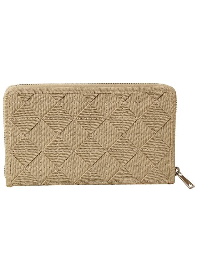 Zipper Around Long Wallet Beige - BOTTEGA VENETA - BALAAN 3