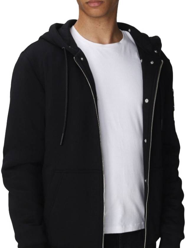 Classic Bunny Zip Up Hoodie White Lining Black - MOOSE KNUCKLES - BALAAN 6