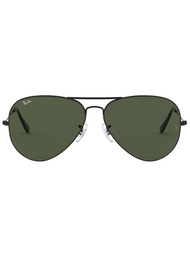 Eyewear Aviator Metal Large Sunglasses Black Green - RAY-BAN - BALAAN 1