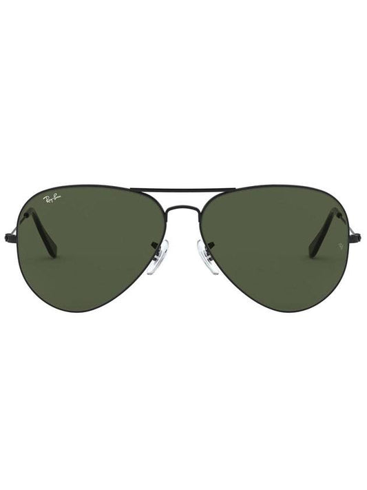 Eyewear Aviator Metal Large Sunglasses Black Green - RAY-BAN - BALAAN 1