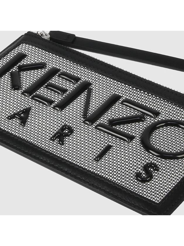 Kombo Card Wallet Silver - KENZO - BALAAN 6