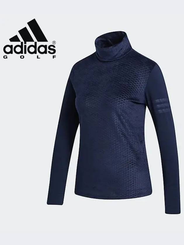 FS6353 LS Mock Neck Polo Women’s Long Sleeve T-Shirt - ADIDAS GOLF - BALAAN 1