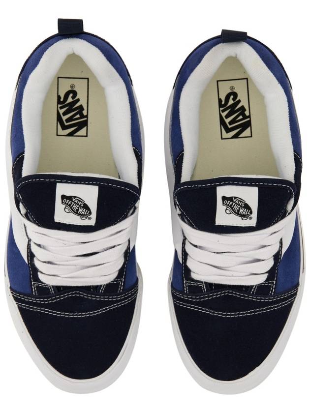 Knu Skool Lace-Up Low Top Sneakers Blue - VANS - BALAAN 10