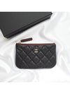 Classic Gold Hardware Grained Calfskin Mini Pouch Black - CHANEL - BALAAN 9