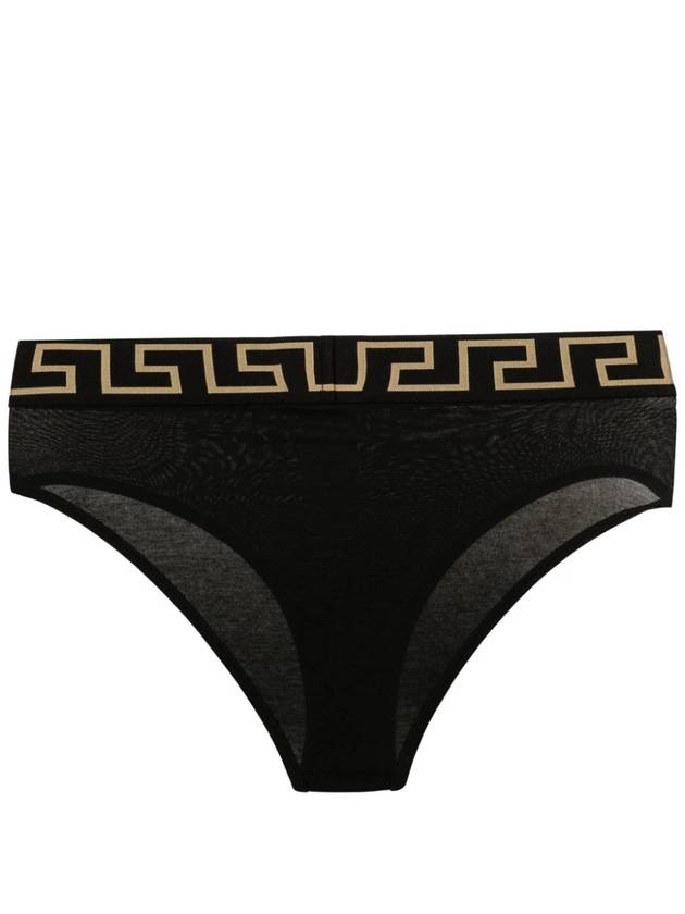 Greca border high waist briefs black - VERSACE - BALAAN 3