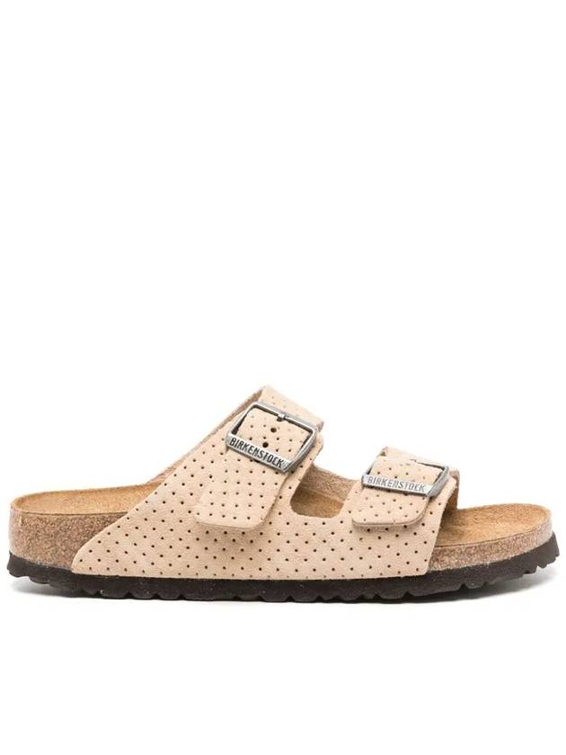 Arizona perforated suede slider sandals 1027066 - BIRKENSTOCK - BALAAN 3