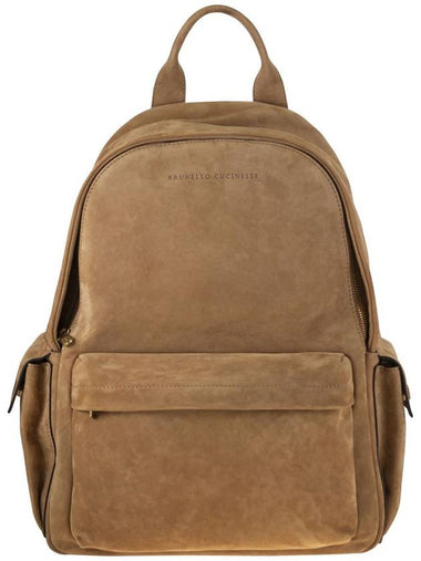 Suede backpack - BRUNELLO CUCINELLI - BALAAN 1