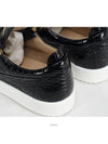 Frankie Crocodile Effect Low-Top Sneakers Black - GIUSEPPE ZANOTTI - BALAAN 7