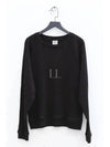 Basic Organic Cotton Fleece Sweatshirt Black - BASERANGE - BALAAN 2