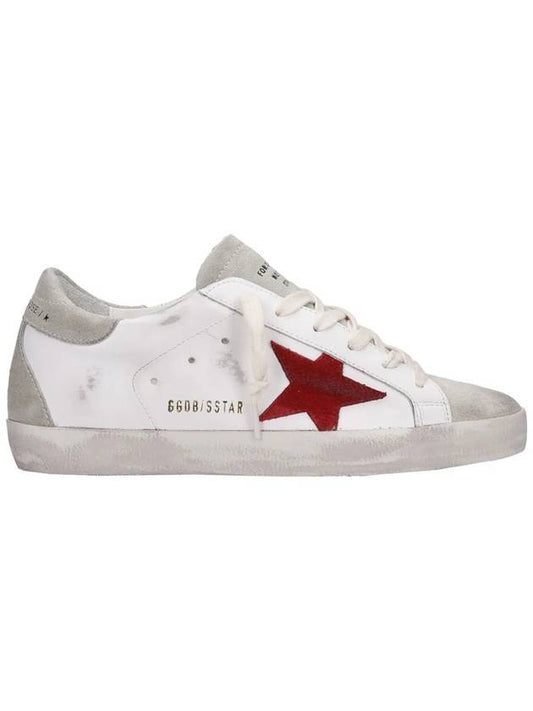 Superstar Low Top Sneakers Red White - GOLDEN GOOSE - BALAAN 1