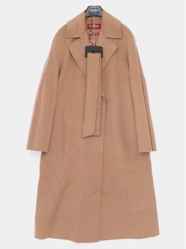 Cles Wool Cashmere Single Coat Camel - MAX MARA - BALAAN 3