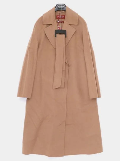 Cles Wool Cashmere Single Coat Camel - MAX MARA - BALAAN 2