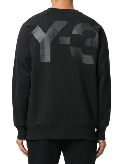 Back Big Logo Sweatshirt Black - Y-3 - BALAAN 2