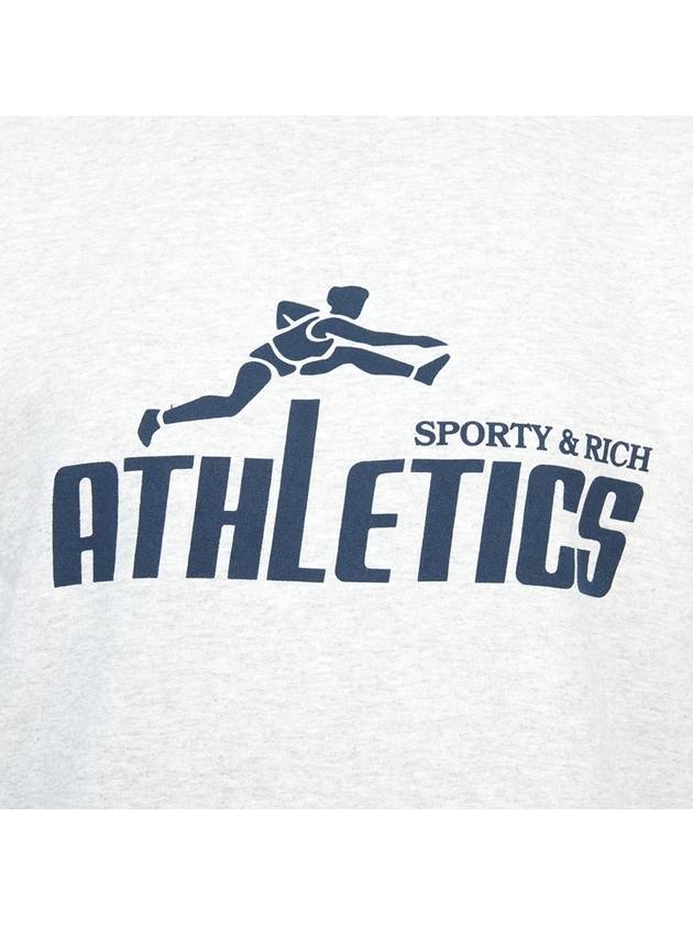 Athletic Sweatshirt Gray - SPORTY & RICH - BALAAN 9