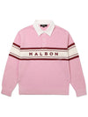 Terry Polo Sweater PINK UNISEX M3123PKT02PNK - MALBON GOLF - BALAAN 2