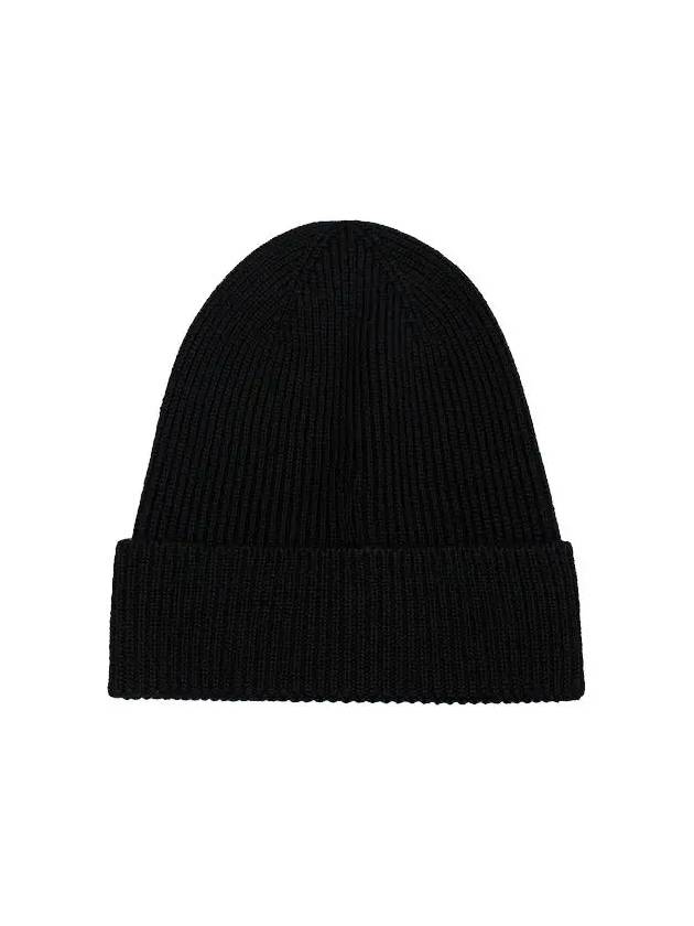 Logo Wool Beanie Black 3B70500 A9342 - MONCLER - BALAAN 2