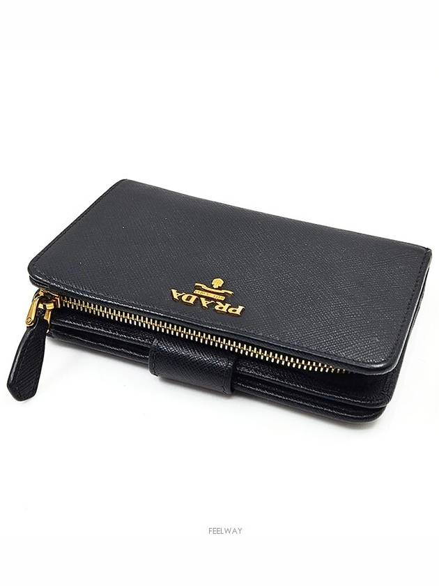 Saffiano medium wallet - PRADA - BALAAN 3